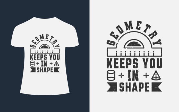 Geometry Keeps Math T-Shirt Design for Blog Graphics and Editorial Use