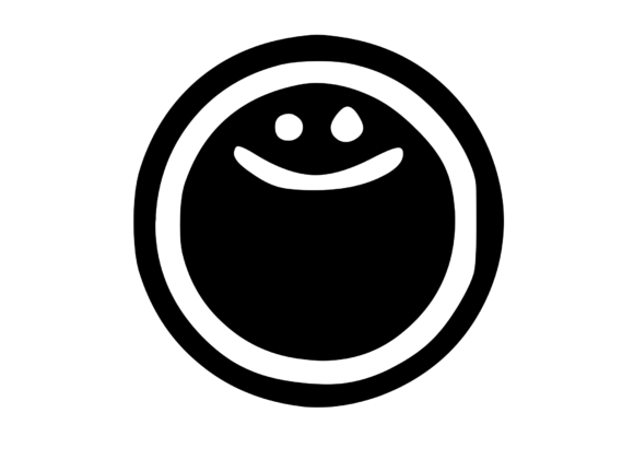 Good Job Sticker - Big Smile: A Graphic Design Asset for Crafts and Creative Projects