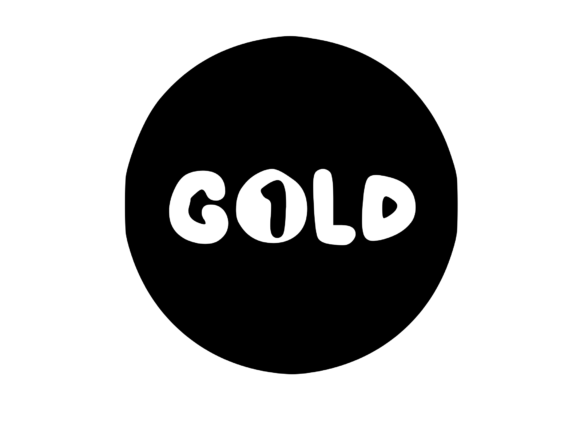 Good Job Sticker - Gold 1 for Crafts and Graphics