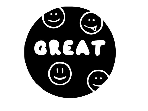 Good Job Sticker - Great for Crafts and Graphics
