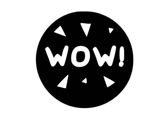 Good Job Sticker - WOW for Graphics and Crafts