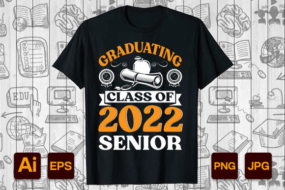 GRADUATING CLASS of 2022 Graphic Design Asset for Print Templates