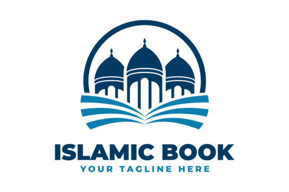 Islamic Knowledge Book Logo Vector Graphics