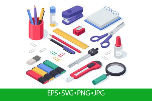 Isometric Stationery for Embroidery Projects