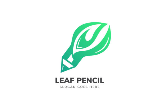 Leaf Pencil Logo: A Versatile Graphic Design Asset for Local Branding