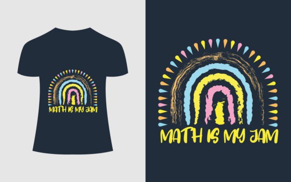 Math is My Jam T-Shirt Design for Local Branding