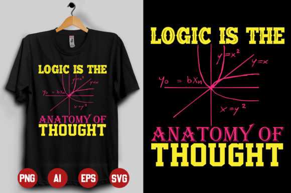 Math T-shirt Design: A Graphic Print Template for Creative Branding
