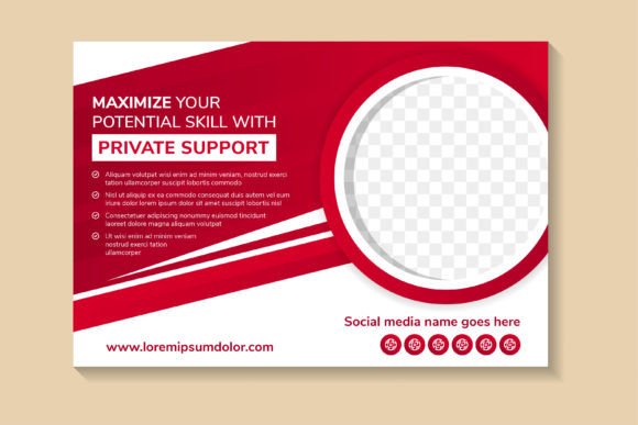 Maximize Your Potential Skill Horizontal Graphic Print Template