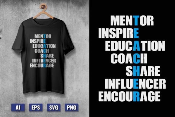 Teacher T-shirt Design 02 – A Versatile Graphic for Local Branding